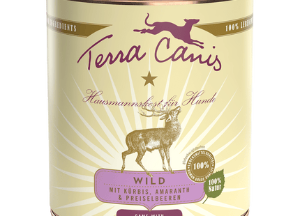 Terra Canis - Classic Hundenassfutter, Wild mit Kürbis, Amaranth & Preiselbeeren