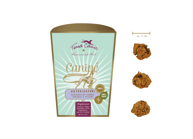 Terra Canis Canipé - getreidefreier Kaninchen Hundesnack