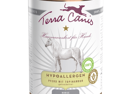 Terra Canis Hypoallergen Pferd mit Topinambur Nassfutter