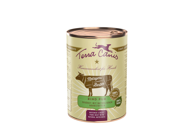 Terra Canis Metzgers Bestes - 400g Rindfleischdose