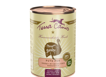 Terra Canis Metzgers Bestes - Putenfleischdose 400g