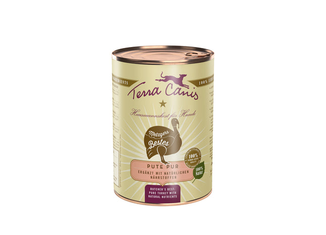 Terra Canis Metzgers Bestes - Putenfleischdose 400g