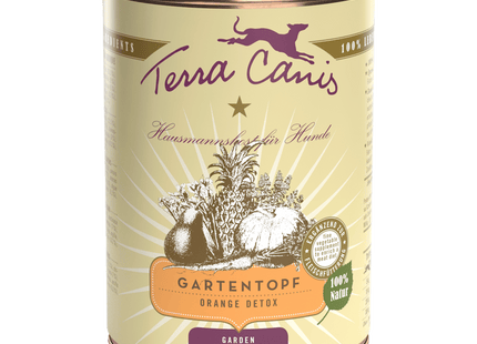Terra Canis Gartentopf Orange Detox - Hundefutter, 400g