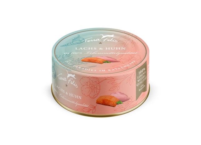 Terra Felis Katze getreidefrei Lachs + Huhn 80g