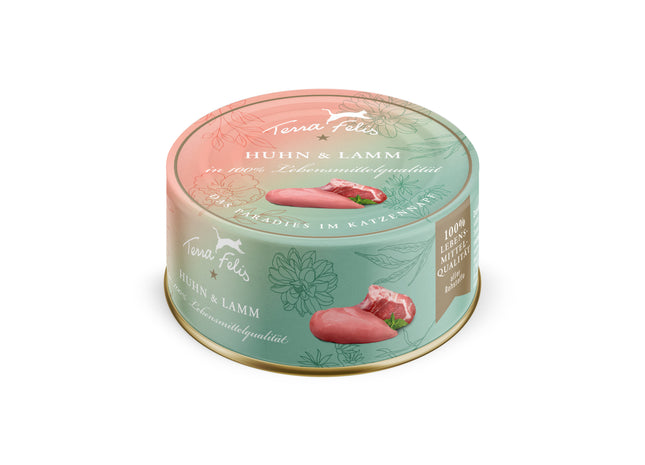 Terra Felis Katze getreidefrei Huhn+Lamm 80g