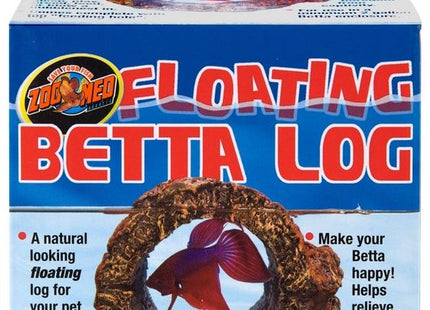 ZooMed Floating Betta Log – Schwimmender Unterschlupf braun