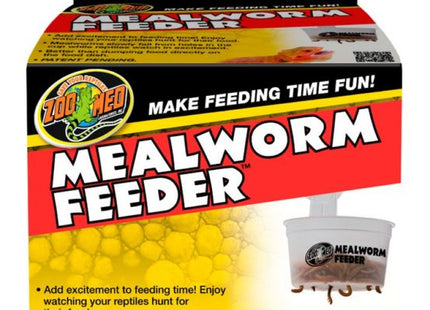 ZooMed Hanging Mealworm Feeder - transparenter Futterautomat