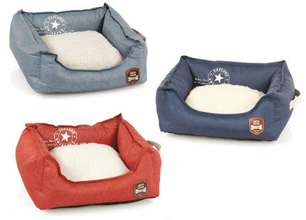 Hunde- & Katzenbett Denim div. Farben - Purrfect Pets™ 